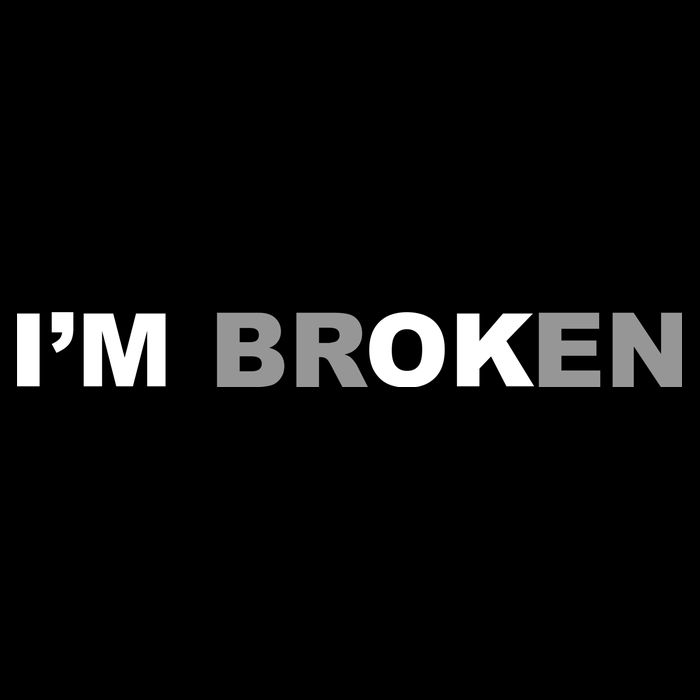 I'm Broken, I'm Ok Inspirational Impact Tech Backpack