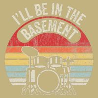 ILl Be In The Basement Drum Set Retro Vibe Performance Shirt