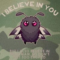 I Believe In You But I Also Believe In Mothman Funny Cryptid Legacy Tie Dye Trucker Hat