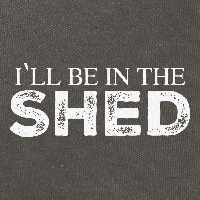 ILl Be In The Shed Funny Gift For Dad Cotton Canvas Backpack