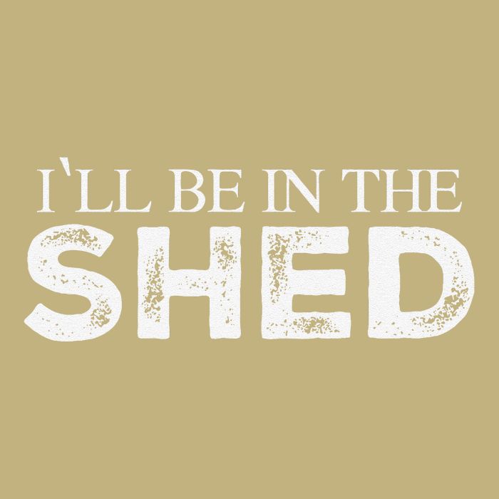 ILl Be In The Shed Funny Gift For Dad Polo