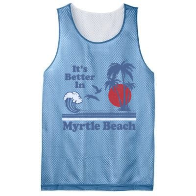 It's Better In Myrtle Beach South Carolina Vintage 80's 70's Mesh Reversible Basketball Jersey Tank