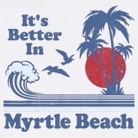 It's Better In Myrtle Beach South Carolina Vintage 80's 70's Bucket Hat