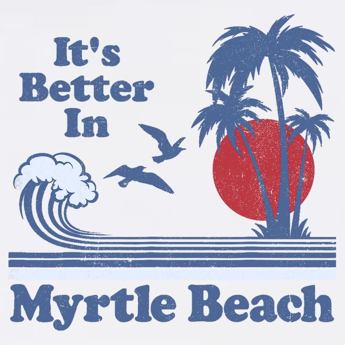 It's Better In Myrtle Beach South Carolina Vintage 80's 70's Bucket Hat