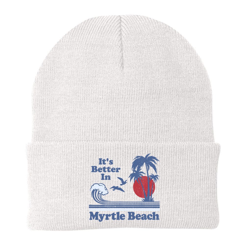 It's Better In Myrtle Beach South Carolina Vintage 80's 70's Beanie