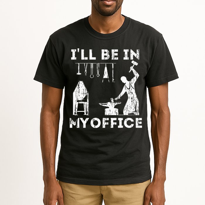Ill Be In My Office Forging Blacksmith Forge Tools Tall T-Shirt