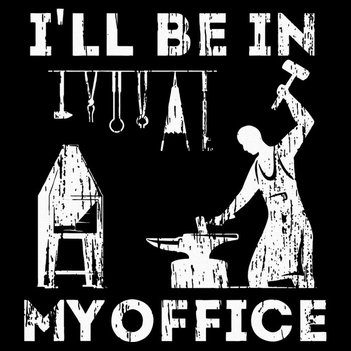 Ill Be In My Office Forging Blacksmith Forge Tools Mousepad
