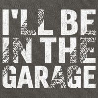 ILl Be In The Garage Dad Car Mechanic Garage Fathers Day Cotton Canvas Backpack
