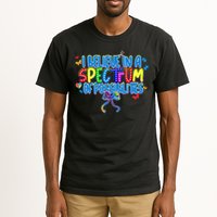 I Believe In A Spectrum Of Possibilities Retro Autism Bow Tall T-Shirt