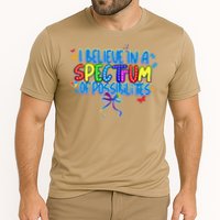 I Believe In A Spectrum Of Possibilities Retro Autism Bow Performance Shirt