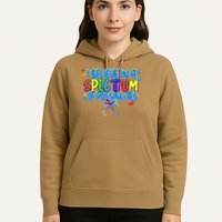 I Believe In A Spectrum Of Possibilities Retro Autism Bow Hoodie