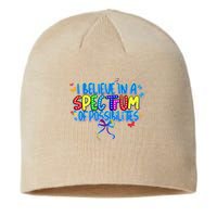 I Believe In A Spectrum Of Possibilities Retro Autism Bow Sustainable Beanie