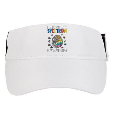 I Believe In Spectrum Possibilities Brain Autism Neurodiversity Autism Support Adult Drive Performance Visor