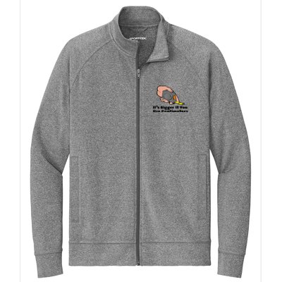 It's Bigger If You Use Centimeters Gift Tee Stretch Full-Zip Cadet Jacket