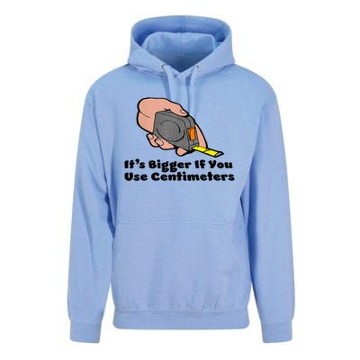 It's Bigger If You Use Centimeters Gift Tee Unisex Surf Hoodie