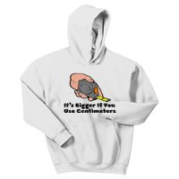 It's Bigger If You Use Centimeters Gift Tee Kids Hoodie