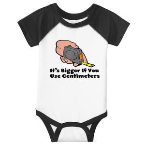 It's Bigger If You Use Centimeters Gift Tee Infant Baby Jersey Bodysuit