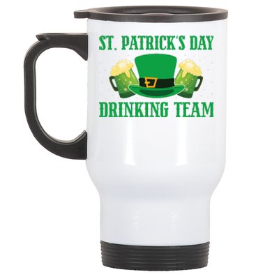 Irish Beer Ireland Flag St. Patricks Day Leprechaur Stainless Steel Travel Mug