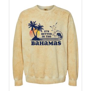 Its Better In The Retro Bahamas Colorblast Crewneck Sweatshirt