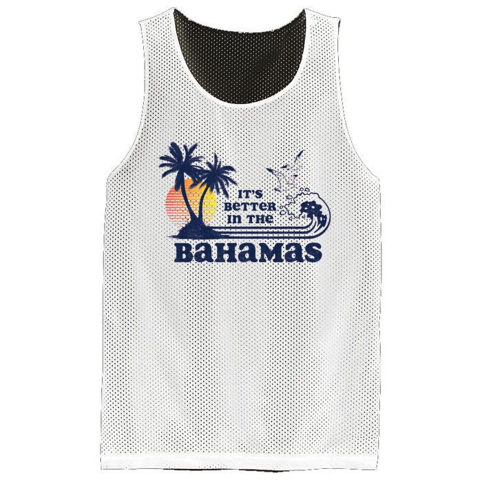 Its Better In The Retro Bahamas Mesh Reversible Basketball Jersey Tank