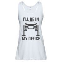 ILl Be In My Office Garage Car Mechanics Gift Ladies Essential Flowy Tank