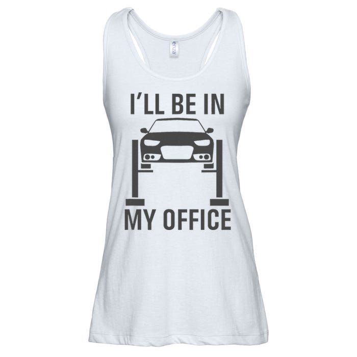 ILl Be In My Office Garage Car Mechanics Gift Ladies Essential Flowy Tank