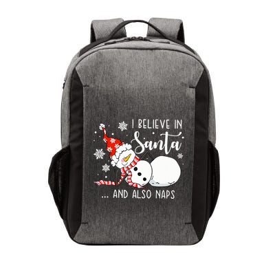 I Believe In Santa And Also Naps Vector Backpack