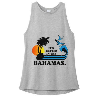 ItS Better In The Bahamas Ladies PosiCharge Tri-Blend Wicking Tank