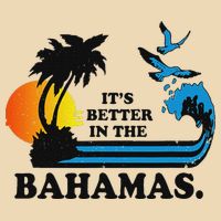 ItS Better In The Bahamas Drawstring Bag