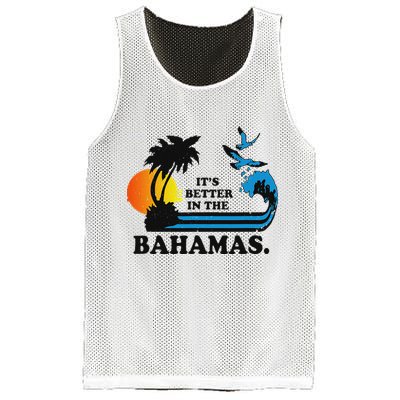 ItS Better In The Bahamas Mesh Reversible Basketball Jersey Tank
