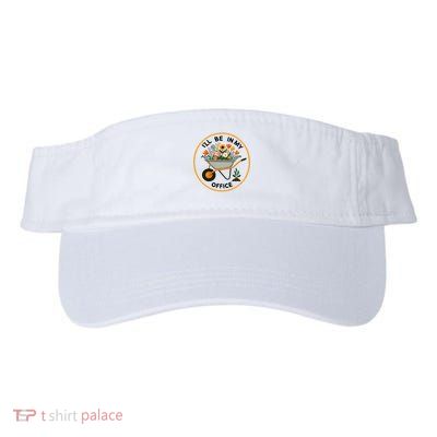 I'll Be In My Office Valucap Bio-Washed Visor
