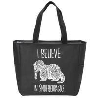 I Believe In Snuffleupagus Zip Tote Bag