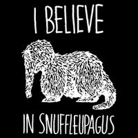 I Believe In Snuffleupagus Zip Tote Bag