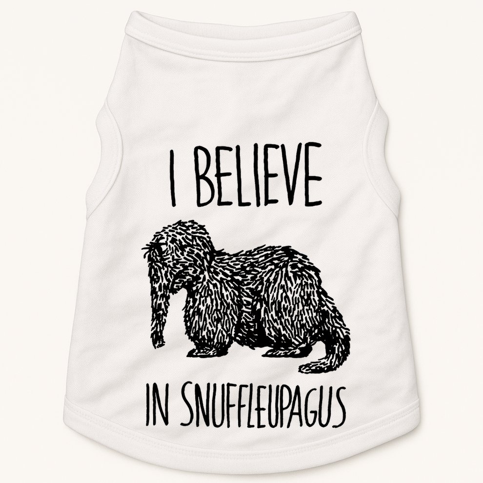 I Believe In Snuffleupagus Doggie Tank