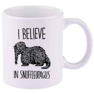 I Believe In Snuffleupagus 11oz C Handle Ceramic Mug