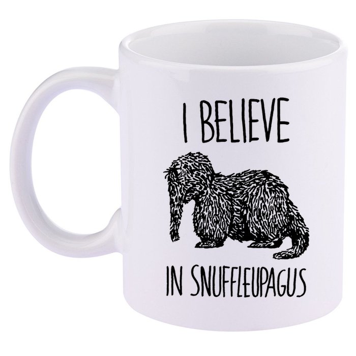 I Believe In Snuffleupagus 11oz C Handle Ceramic Mug