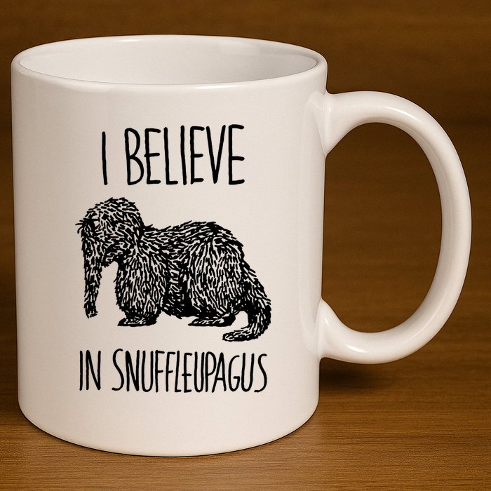 I Believe In Snuffleupagus 11oz C Handle Ceramic Mug
