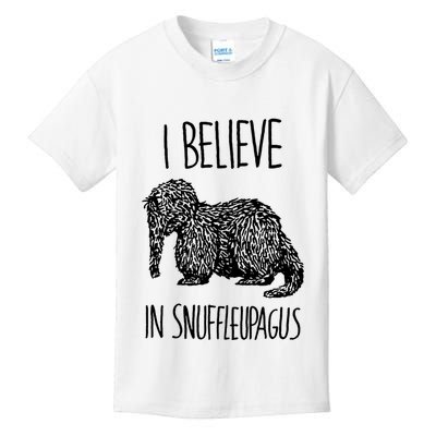 I Believe In Snuffleupagus Kids T-Shirt