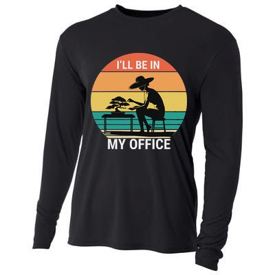 I'll Be In My Office Bonsai Sunset Cooling Performance Long Sleeve Crew