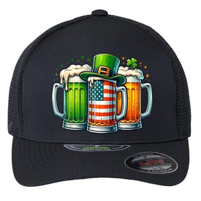 Irish Beer Ireland St Patricks Day Drinking Party Flexfit Unipanel Trucker Cap