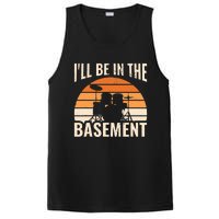 ILl Be In The Basement Drum Set Drumming Drummer PosiCharge Competitor Tank