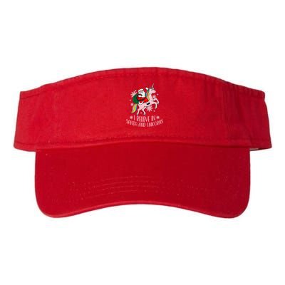 I Believe In Santa And Unicorns Funny Christmas Visor