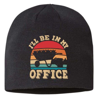 Ill Be In My Office Funny Gardening Retro Gardener Garden Sustainable Beanie