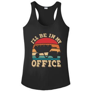 Ill Be In My Office Funny Gardening Retro Gardener Garden Ladies PosiCharge Competitor Racerback Tank