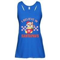 I Believe In Santa Corgi Mom Christmas Corgmas Xmas Gift Ladies Essential Flowy Tank