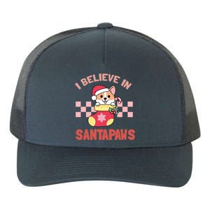 I Believe In Santa Corgi Mom Christmas Corgmas Xmas Gift Yupoong Adult 5-Panel Trucker Hat