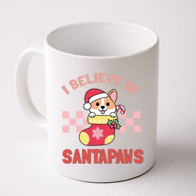 I Believe In Santa Corgi Mom Christmas Corgmas Xmas Gift Coffee Mug