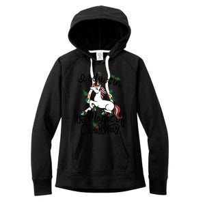 I Believe In The Magic Of Christmas Great Gift Women's Fleece Hoodie