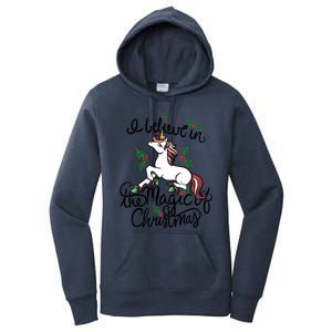 I Believe In The Magic Of Christmas Great Gift Women's Pullover Hoodie