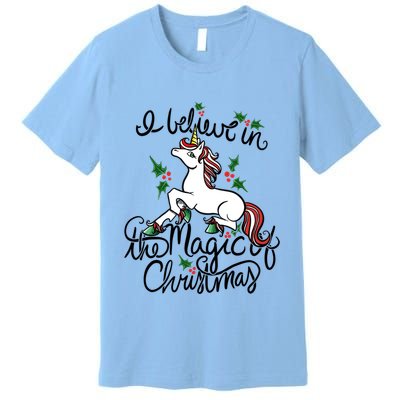 I Believe In The Magic Of Christmas Great Gift Premium T-Shirt
